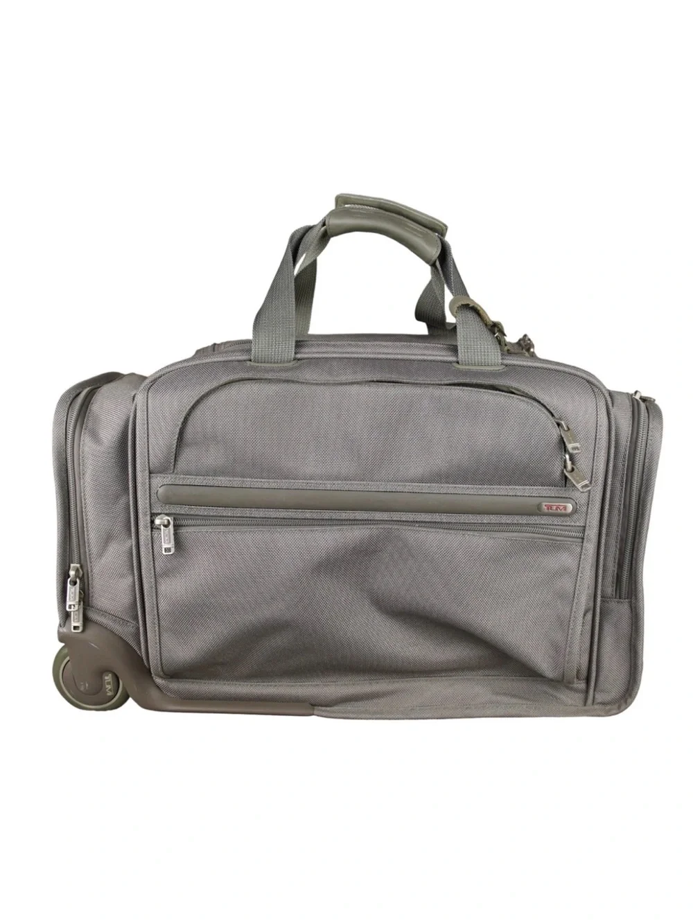 Tumi Alpha Compact 2 Wheel Weekender Carry On Overnight Duffle 22040S4 Gray
